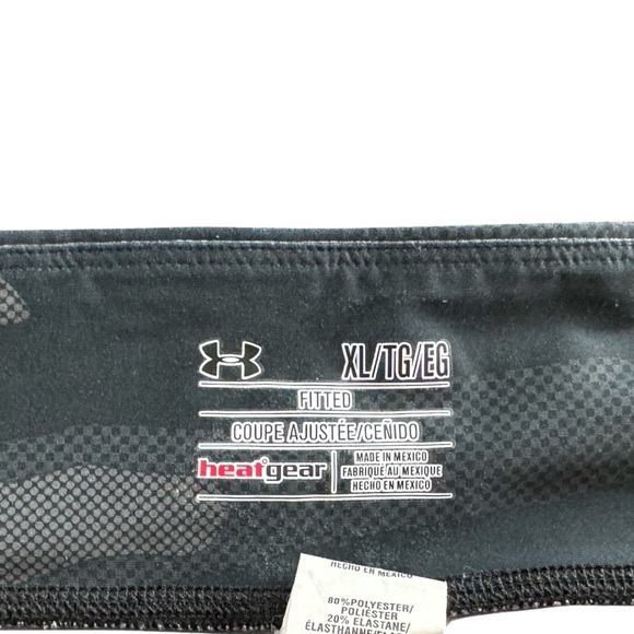 Women’s Under Armour Capri Workout Leggings, Camo, Black and Gray, Heatg… - Picture 3 of 4